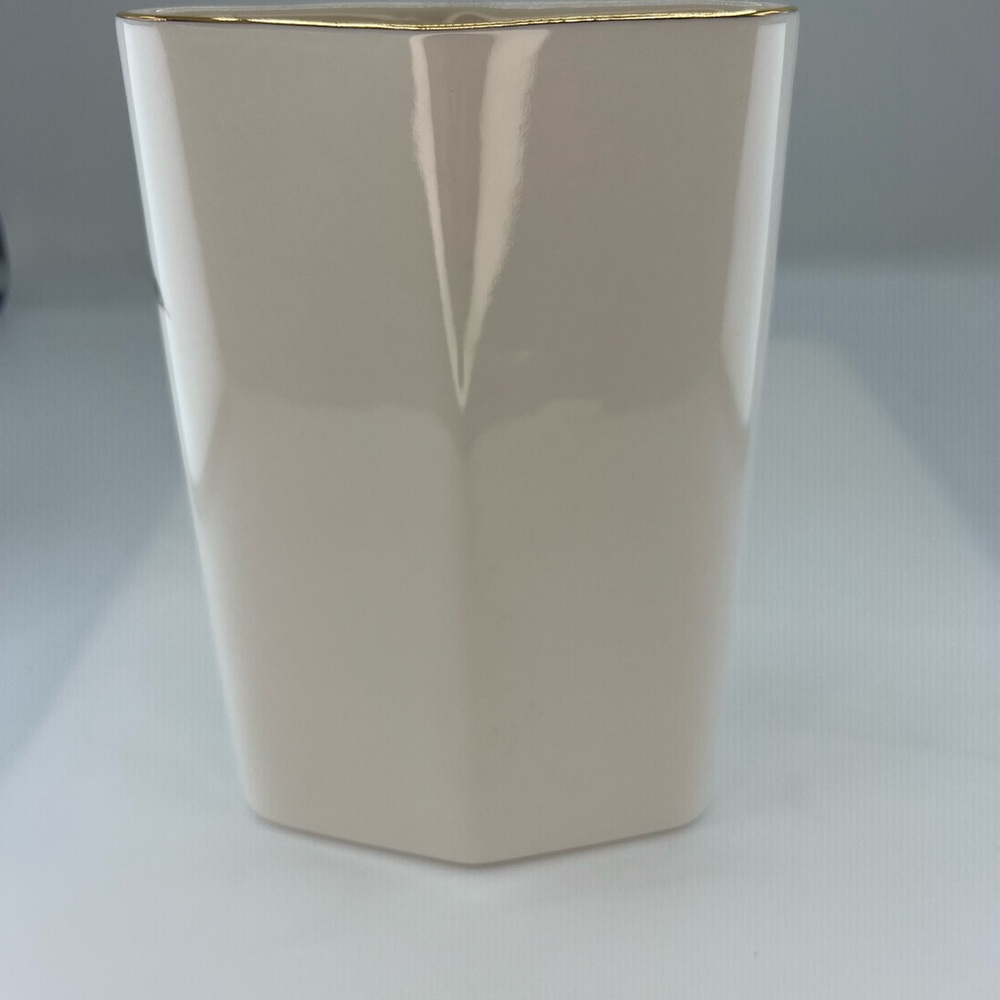 Andrea by Sadek Vase Bird In Flower Tree YAMAJI Japan Diamond Shape Vintage - Picture 5 of 8
